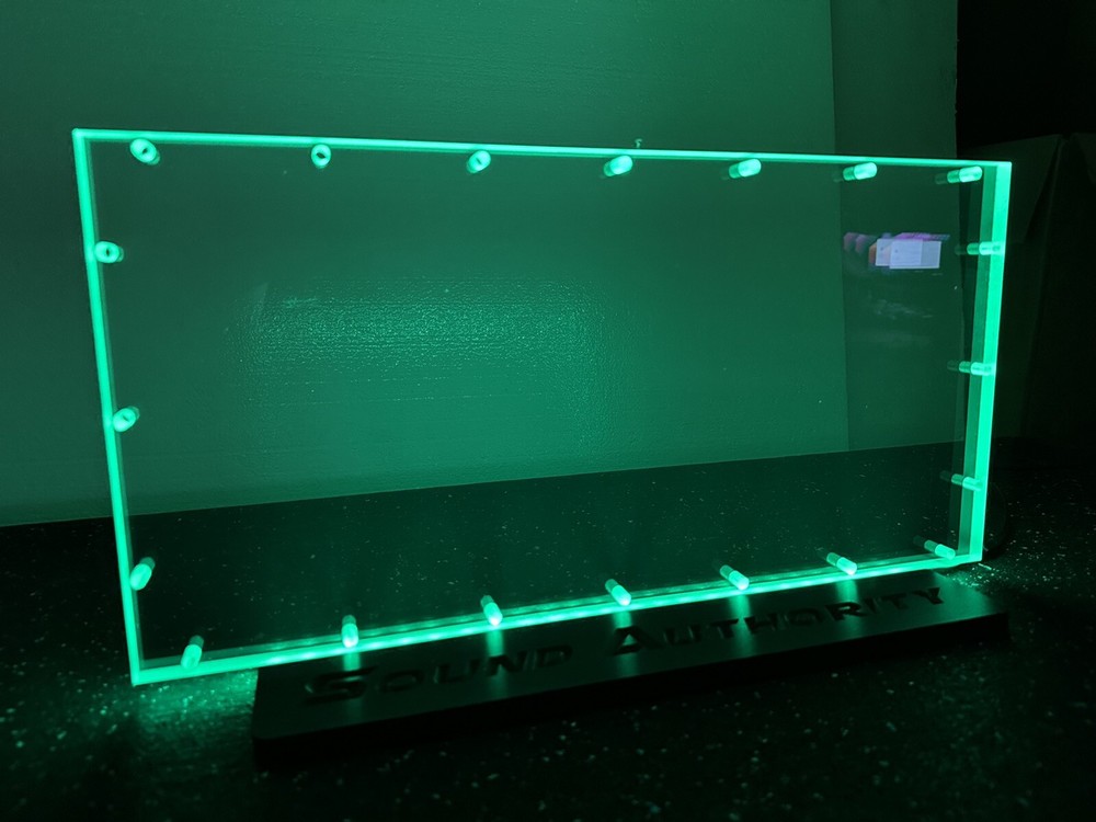 Blank 20” X 10” Plexiglass Viewing Window 3/4" For Subwoofer Box Or Amp