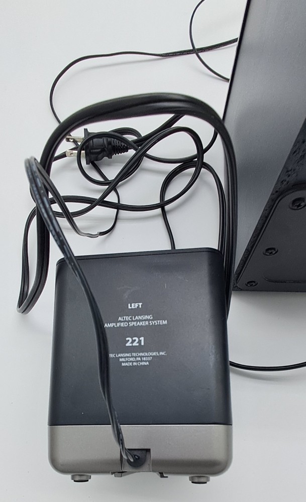 Altec Lansing 221 3-Piece Set Wired Computer Desktop Speaker System