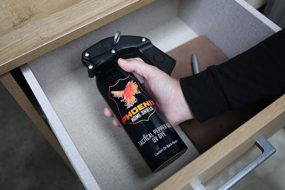 Self-Defense Pepper Gel with Pull Pin & 25ft Range – Maximum Strength Protection