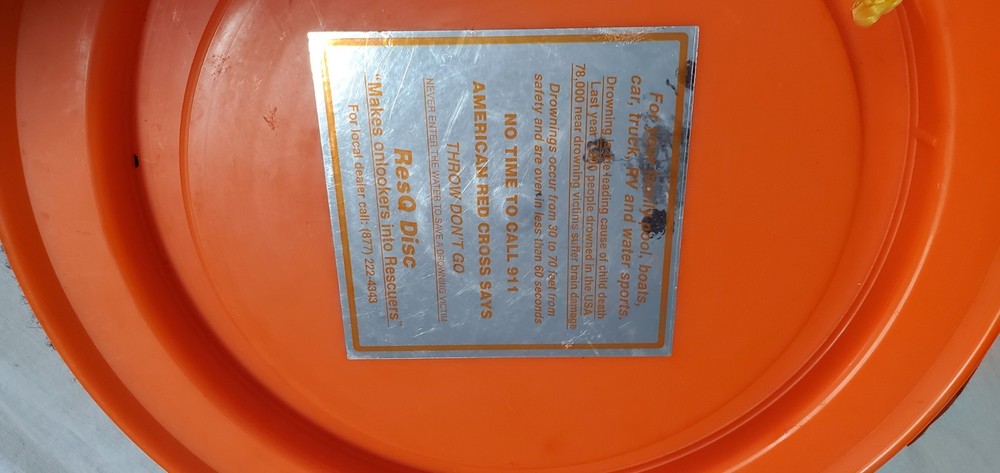 ResQ Disc Water Emergency Throwable Float, Without Bag