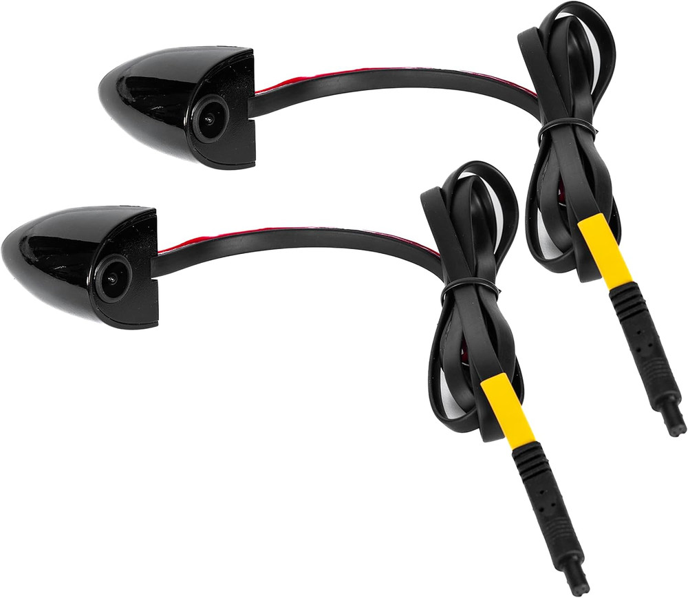 RCA Side Cameras - Right & Left (2 Pack) | Turn Signal Activated | Reversible Im