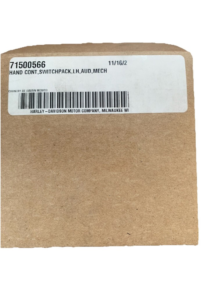 Harley Davidson OEM Left Hand Control Switch pack AUD,Mech 71500566