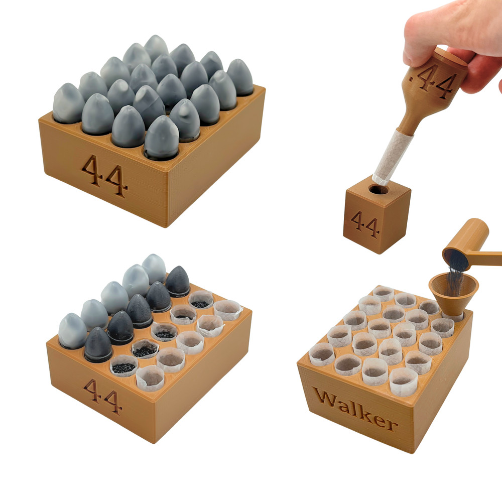 44 cal. Paper Cartridge Loading Block