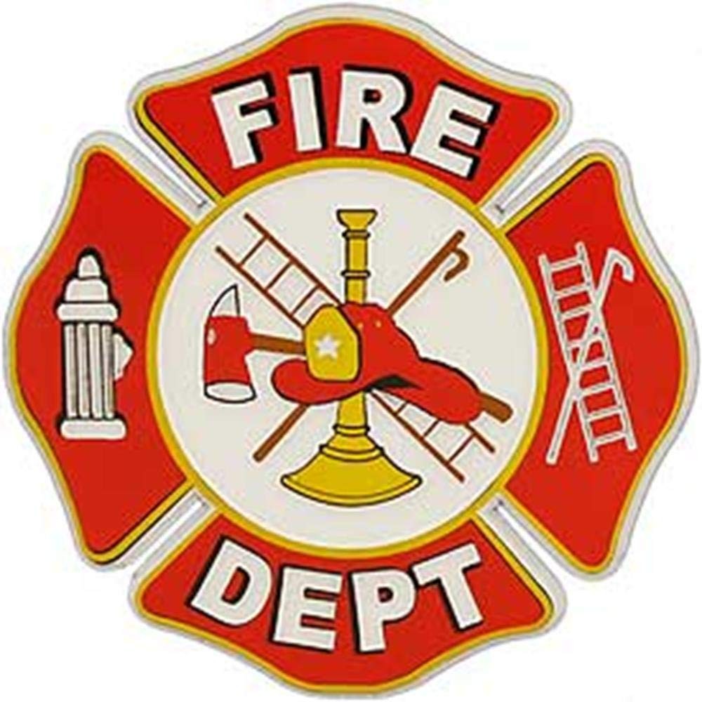 EagleEmblems Fire Dept Logo Magnet (2.625'') Firefighter Fire Department