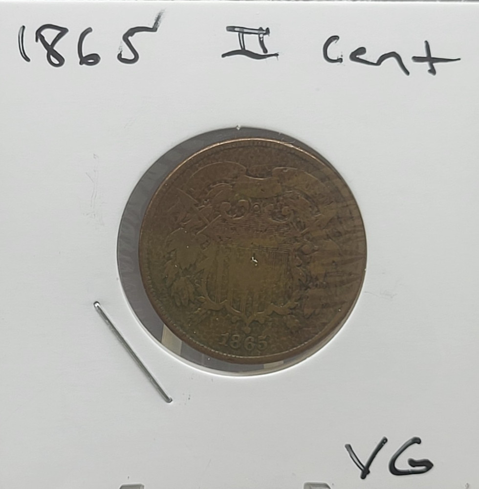 1865 U.S. 2 Cent Type Coin