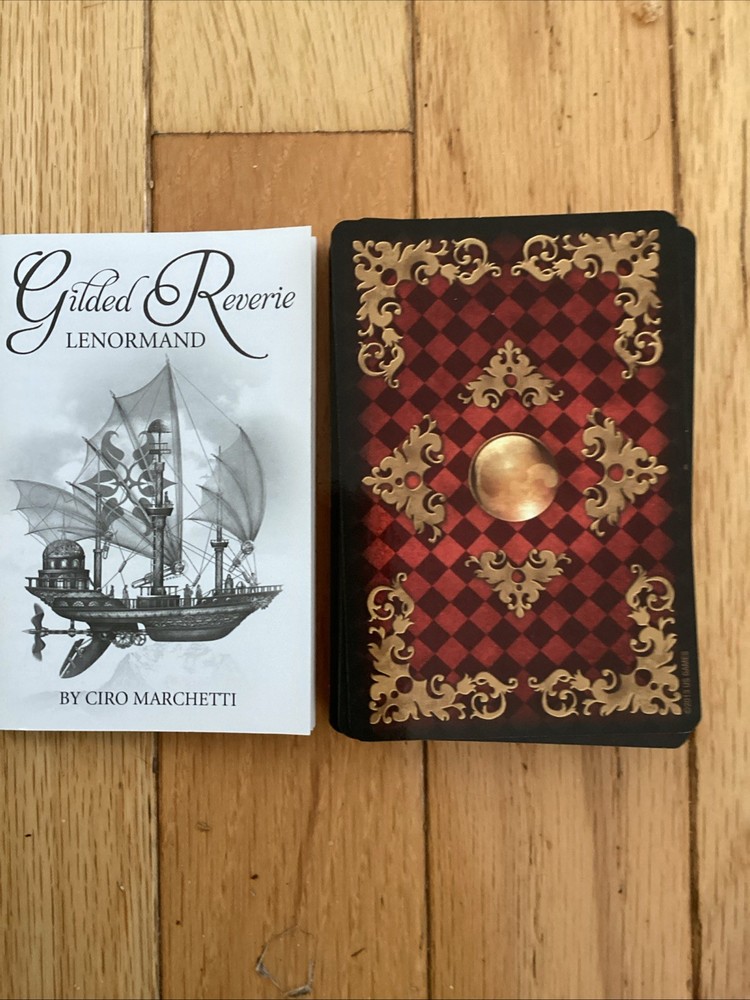 Gilded Reverie Lenormand Oracle Deck & Guidebook Ciro Marchetti Complete 2015