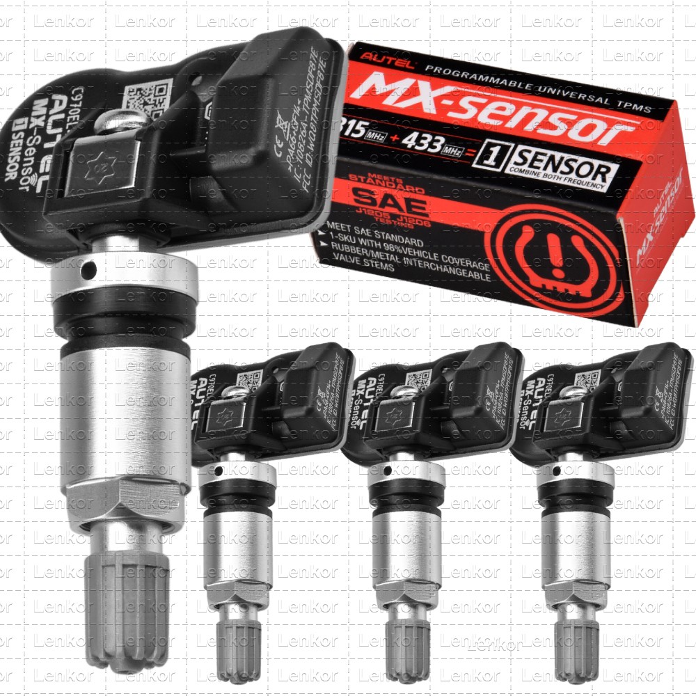 Autel MX-Sensor 315MHz & 433MHz Programmable TPMS Universal Tire Pressure Sensor