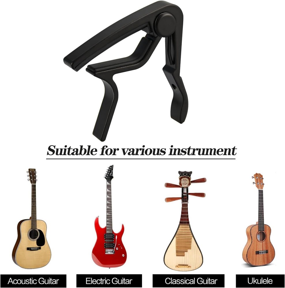 Guitar Capo Tuner Set, Accessories, Including 1 Set