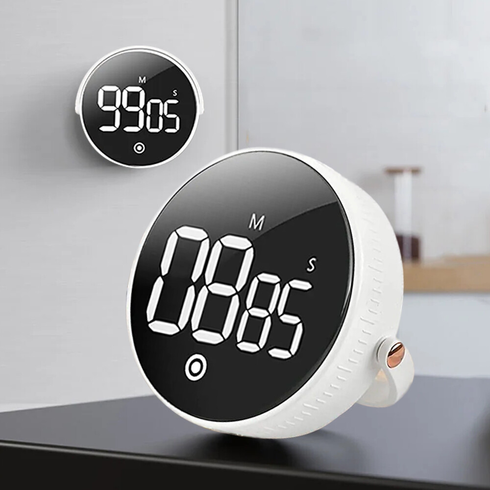 Large LED Display Magnetic Countdown Countup Timer Digital Kitchen Cooking Timer