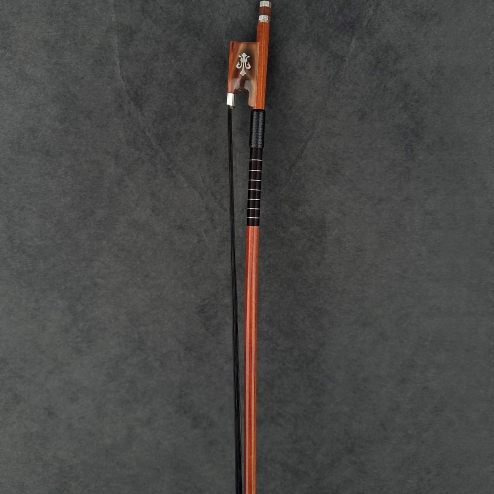 D. Peccatte Copy Master Pernambuco Violin Bow 4/4 Red OX Fleur-De-Lys Silver 61g