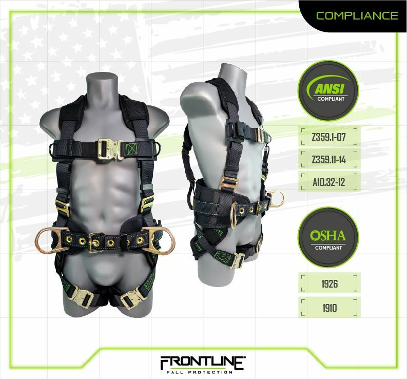 Frontline 350CQC Patriot Construction Harness with Airflo