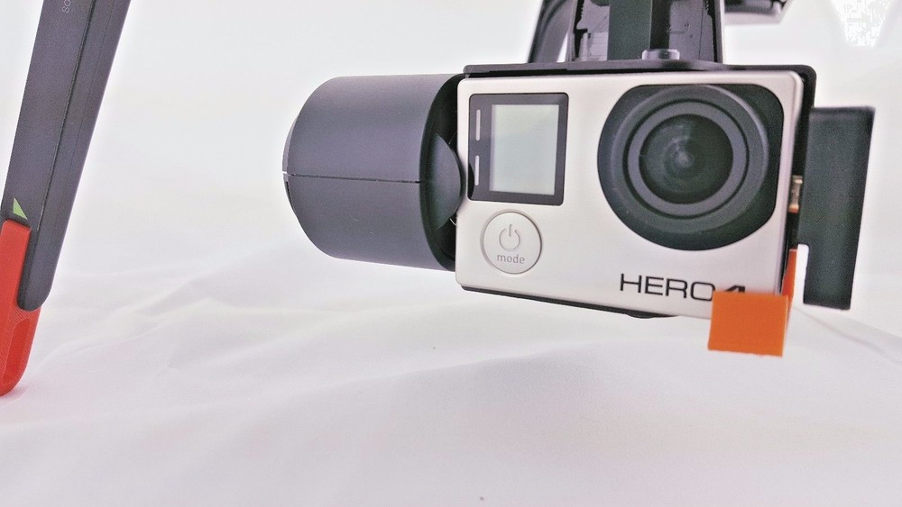 3DR SOLO GIMBAL Modified CAMERA CLIP Orange