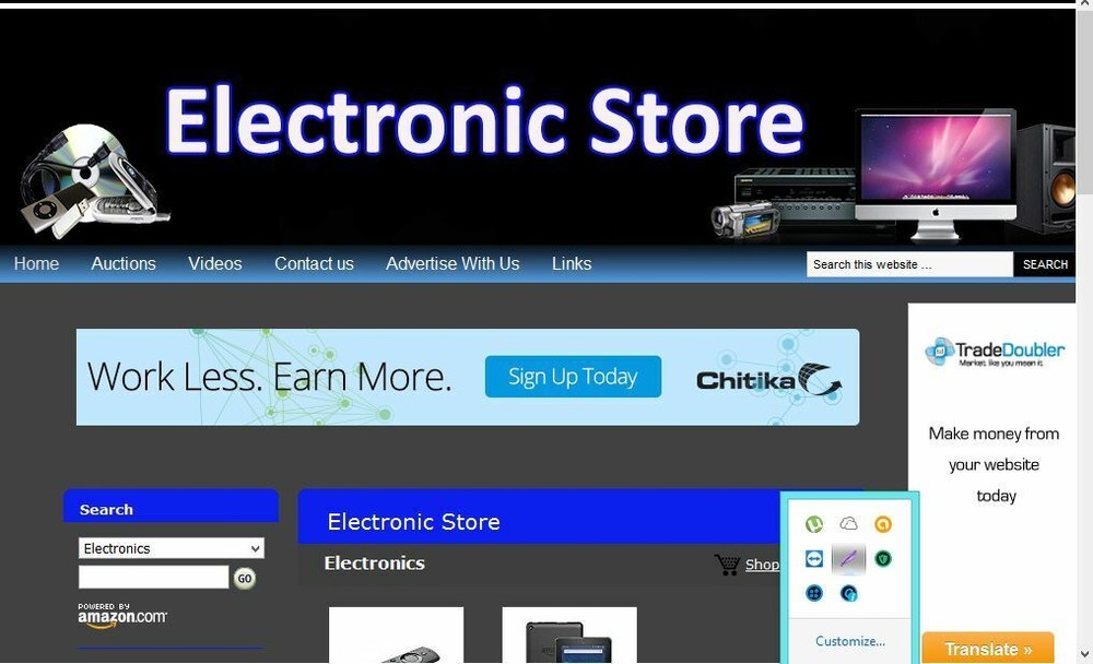 Electronic Store Amazon Affiliate Website Free Installation / Hosting