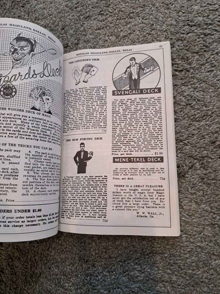 500 Tricks Douglas Magicland 1957 Magic Catalog