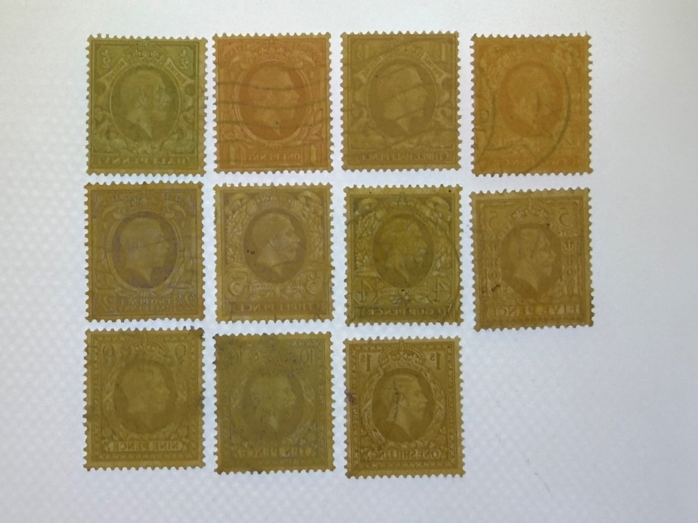 Great Britain # 210 - 220 Used Scott Value $ 22.25