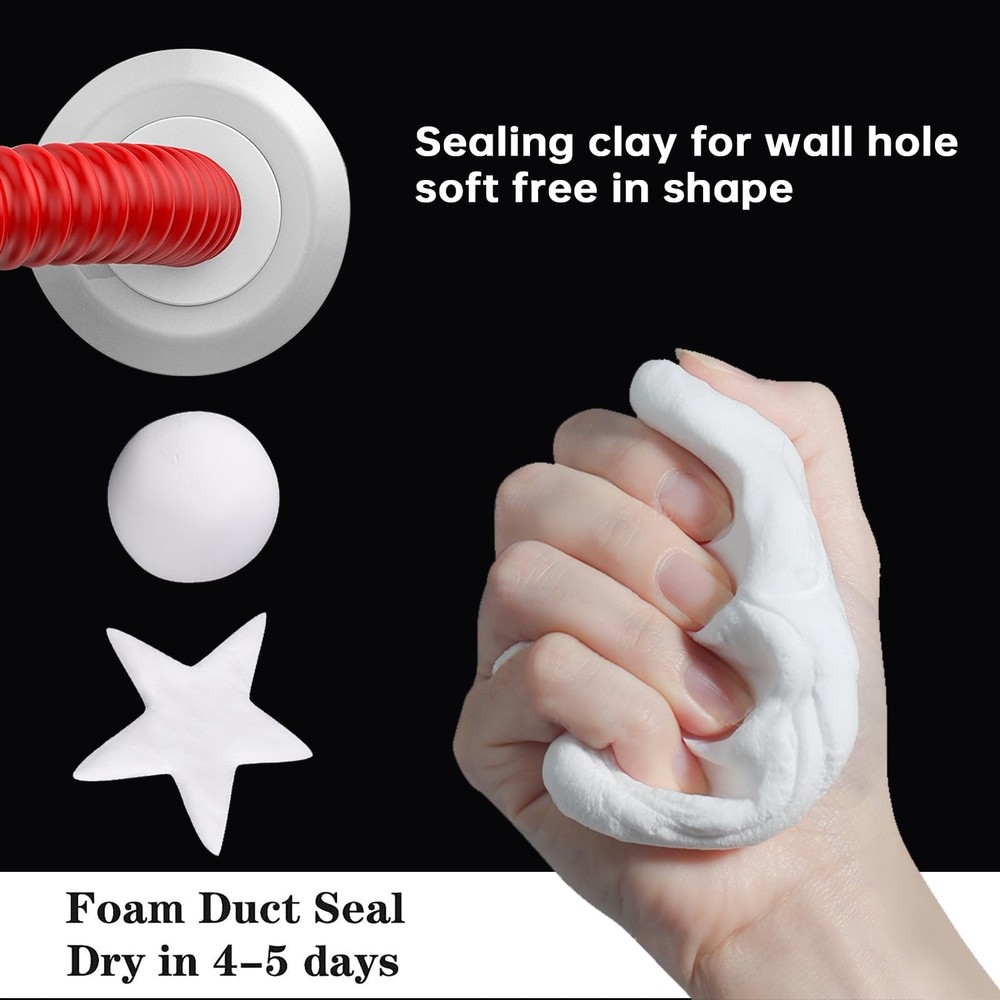 10-Pack Waterproof Sealant Set, Multi-Surface Quick-Dry Crack & Hole Filler