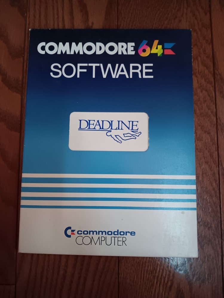 Commodore 64 Deadline Computer Game Software Tested/Works
