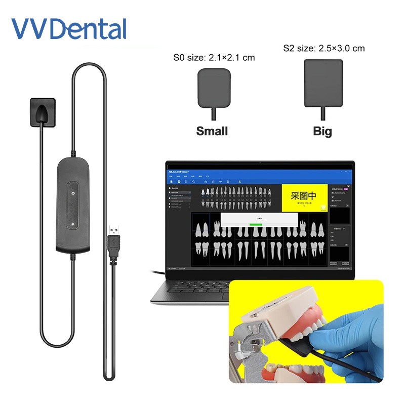Dental Digital Sensor RVG High-Frequency Intraoral Image System USB Cable