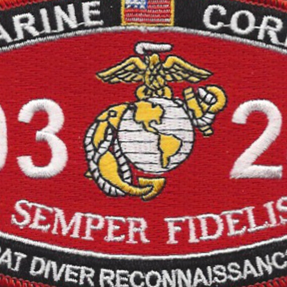 0324 Combat Diver Reconnaissance Man MOS Patch