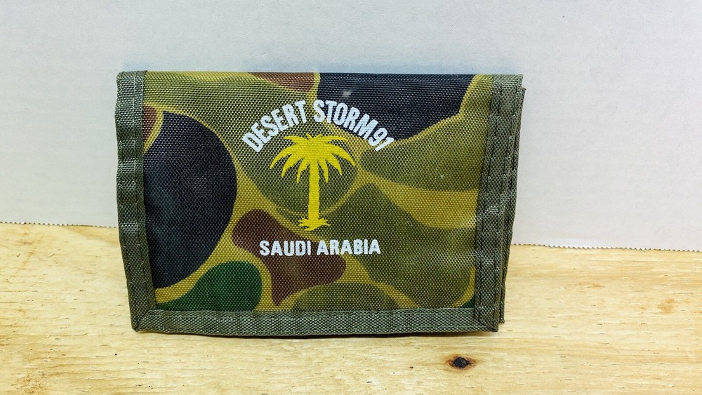 Vintage Desert Storm 91 Tri-Fold Wallet*