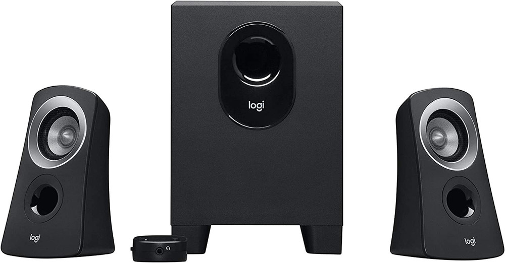 Logitech Z313 2.1 Multimedia Speaker System with Subwoofer, Full Range Audio, 50