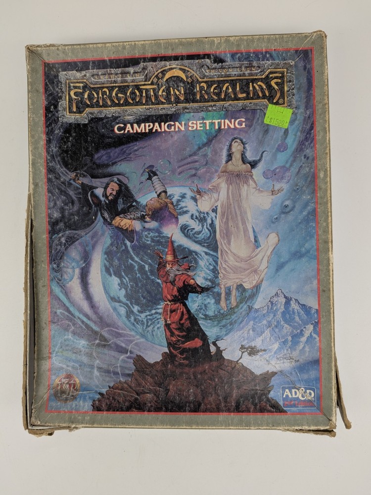 FORGOTTEN REALMS CAMPAIGN SETTING 1993 Dungeons & Dragons 2nd Ed