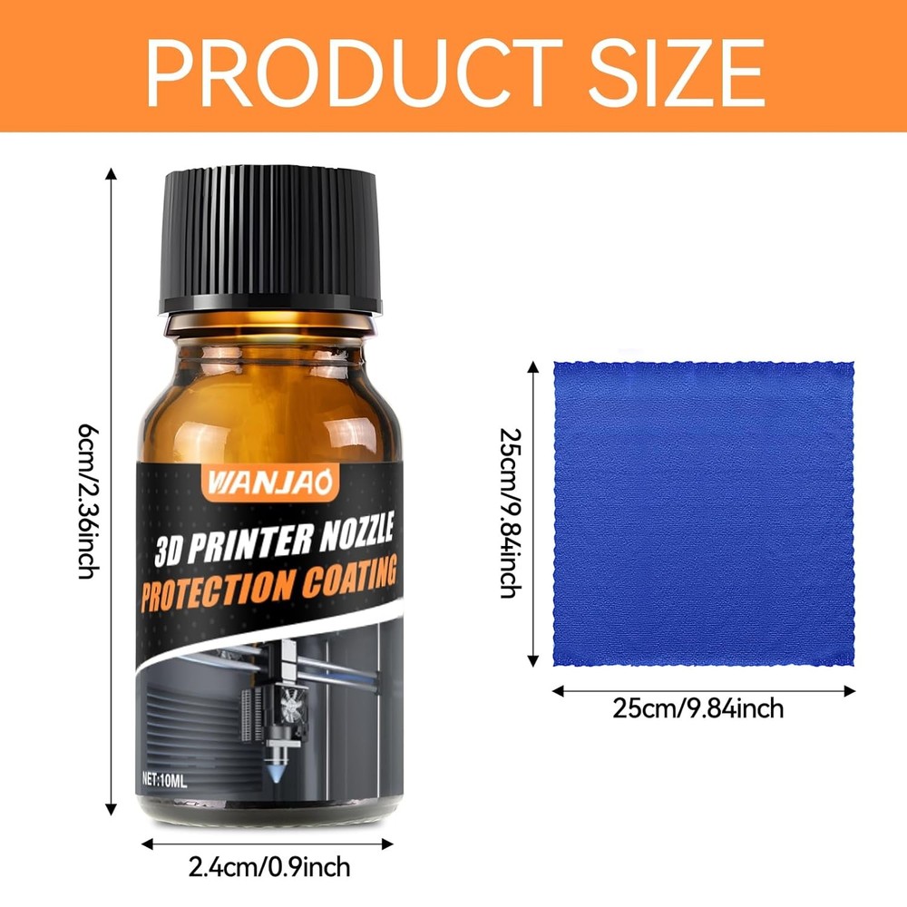 3D Printer Nozzle Protection Coating, 3D Printer Nozzle Cleaner High Temperature