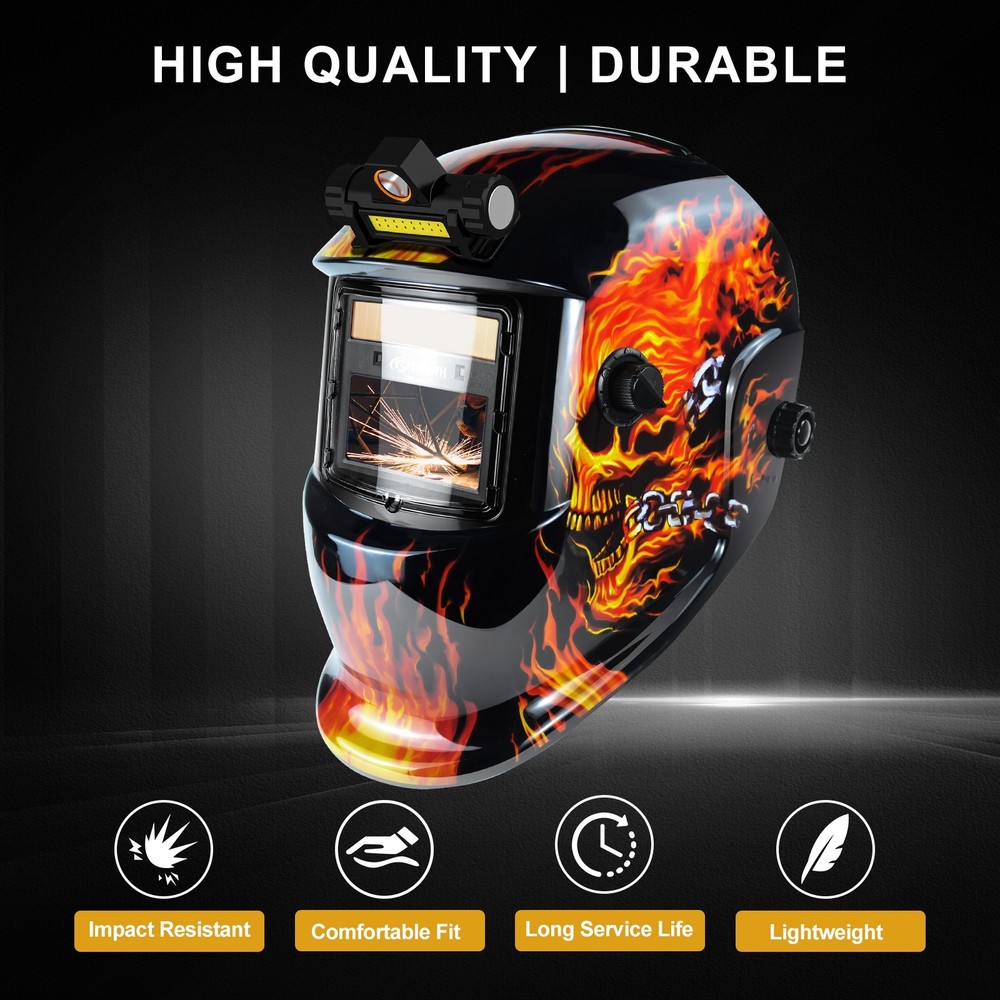 True Color Auto Darkening Welding Helmet