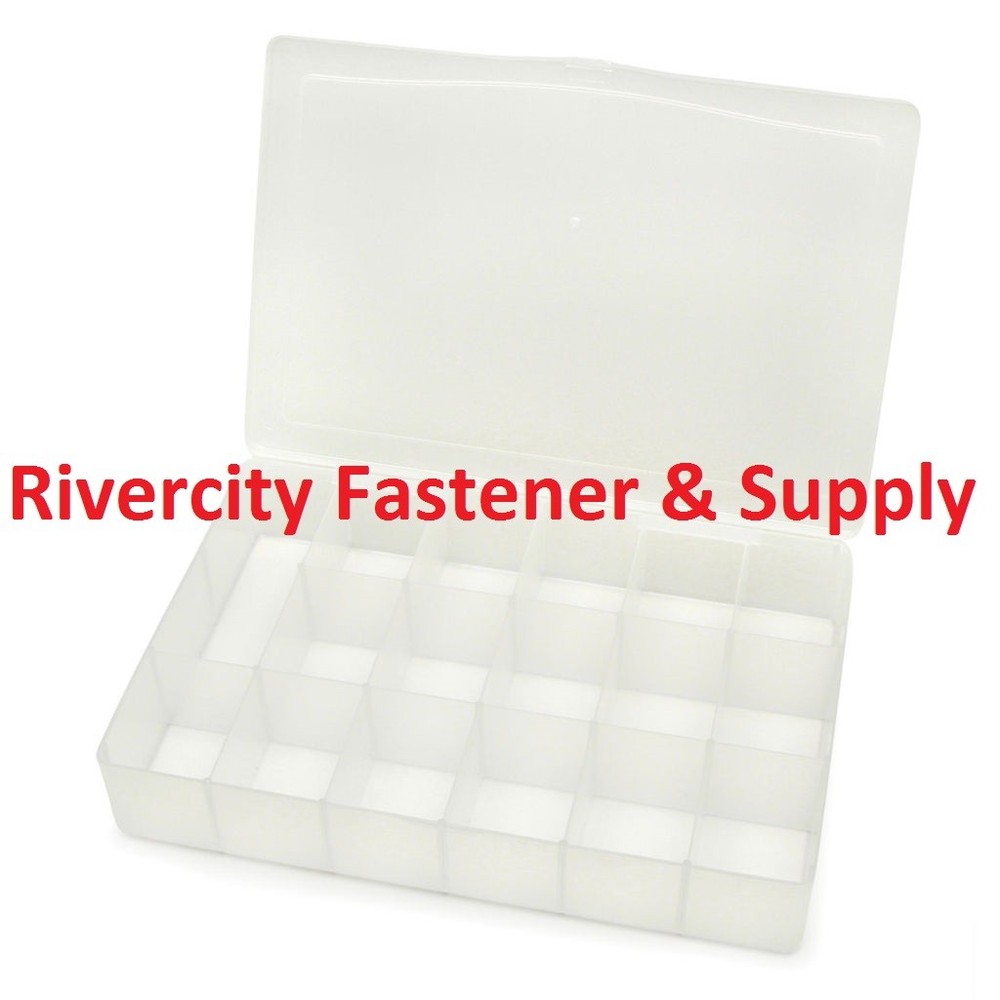 17 Hole Plastic Compartment Storage Tray / bin / Organizer / Box for Nuts, Bolts