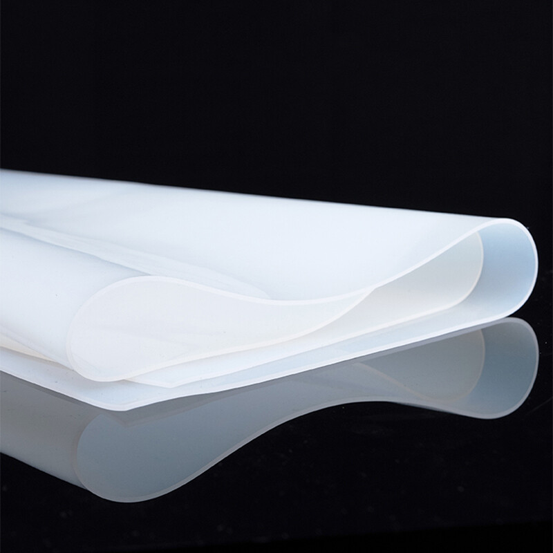 Soft Silicone Rubber Sheet Clear High Temp Mat Plate Translucent Thick 0.5-30mm