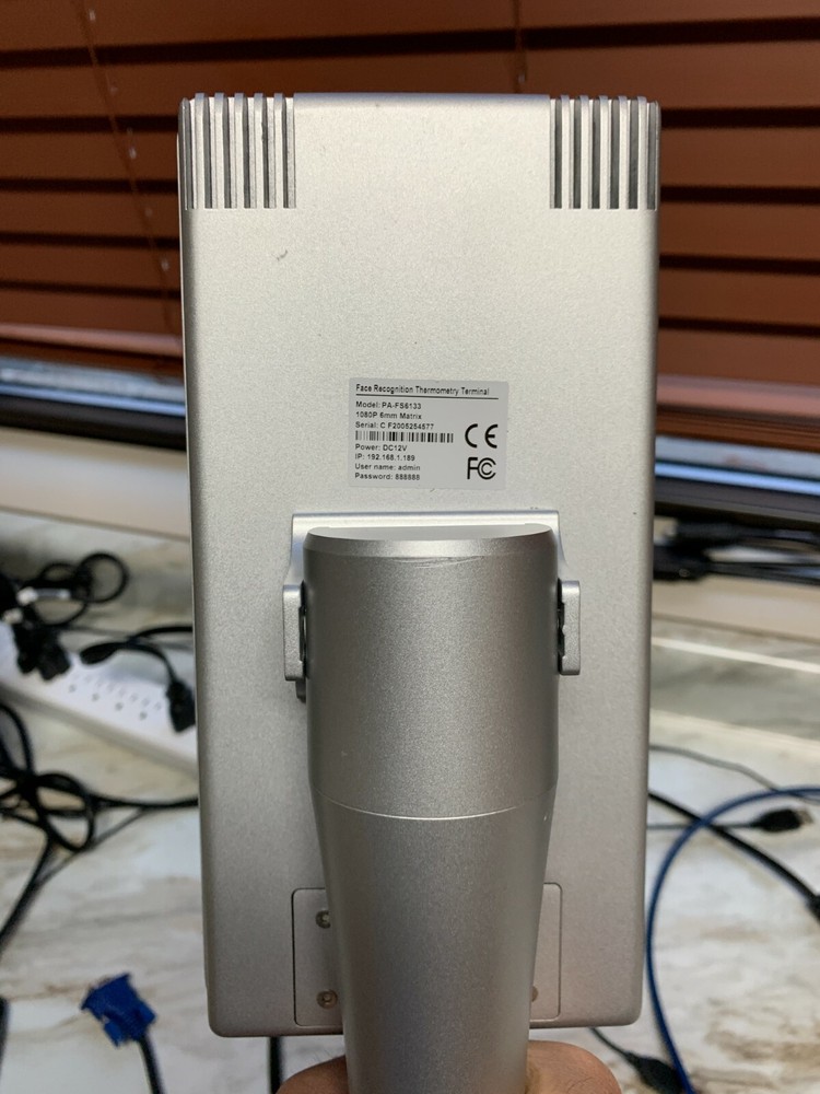 Temperature Screening Kiosk with Access Control & Face Recognition - No Stand