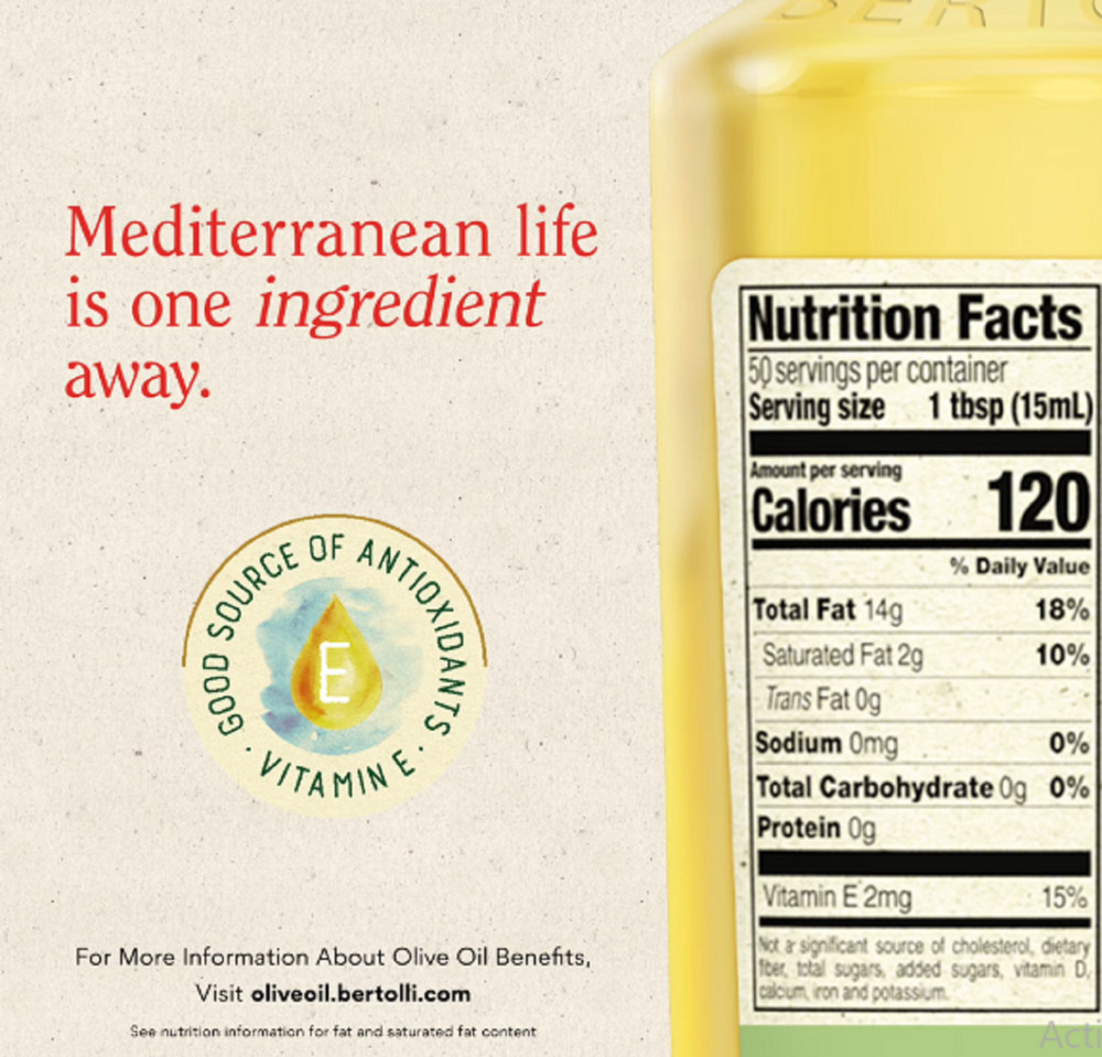 Bertolli Olive Oil, Extra Light Taste, 25.4 oz