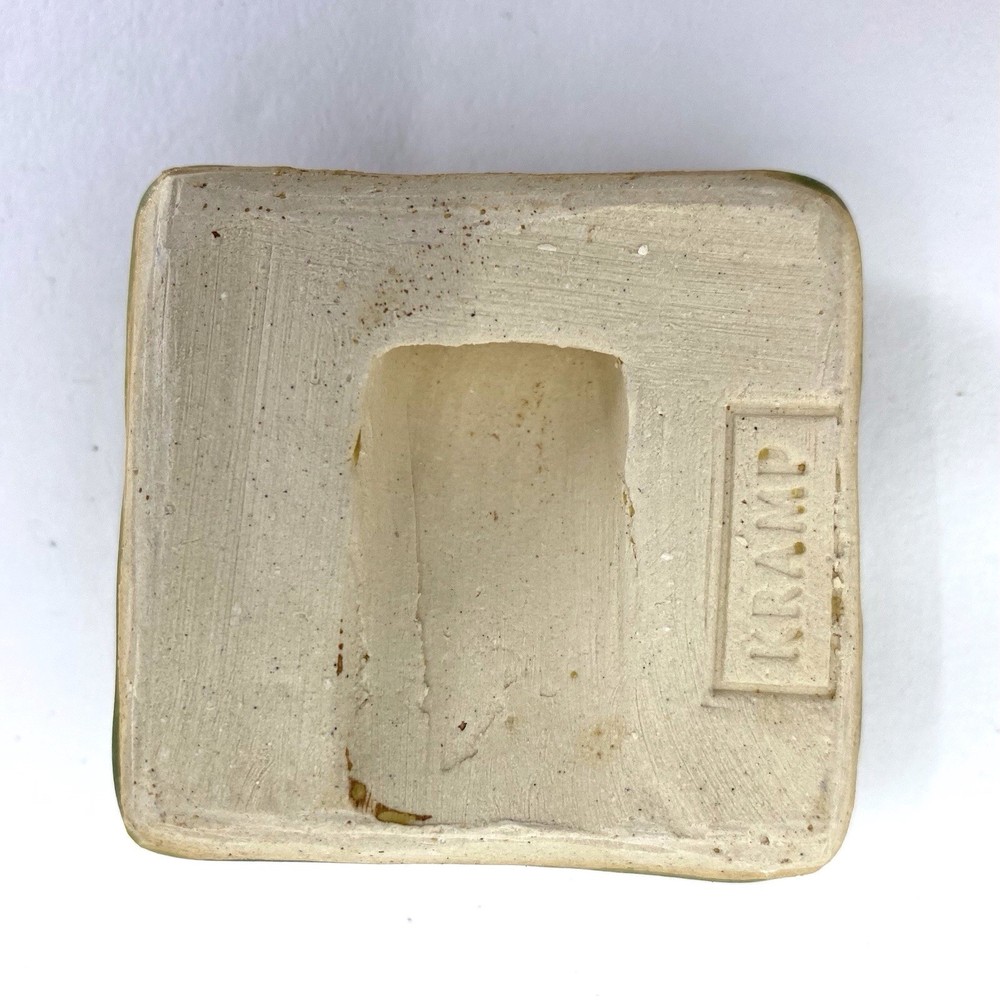 Bad Seed 2x2” Ceramic Art Tile By Gretchen Kramp