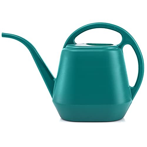 Plastic Watering Can, 1-Gallon, Green