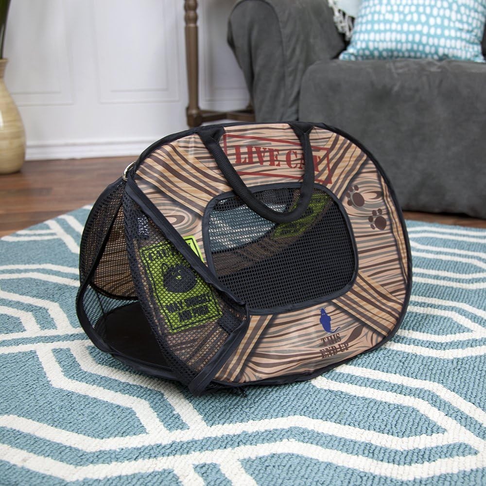 SportPet Designs Pop Open Cat Carrier (Pattern) 20", Pattern