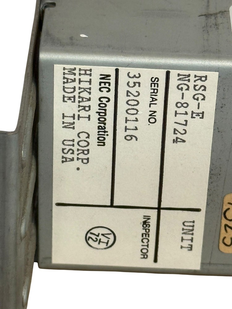 NEC RSG-E 700380 Power Ring Generator
