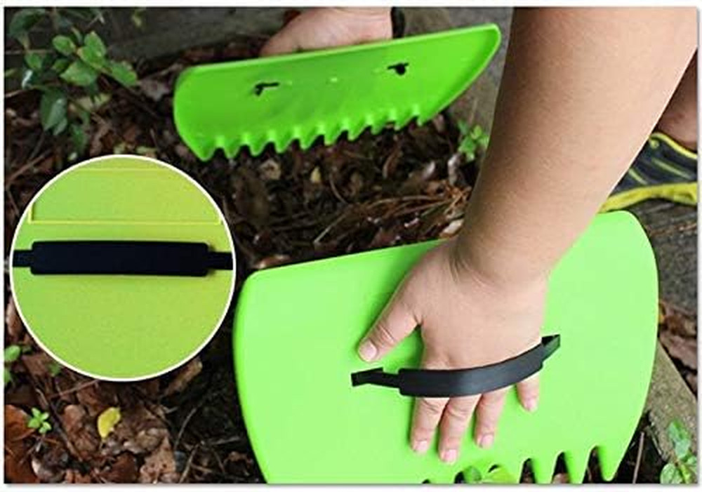 Leaf Grabber Set Paw Handheld Hazelnut Leaf Scoop Fast Lawn Remove Fallen Collec