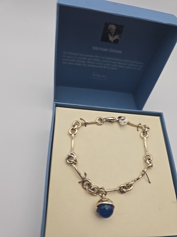 Michael Graves Sterling Bracelet With Charm