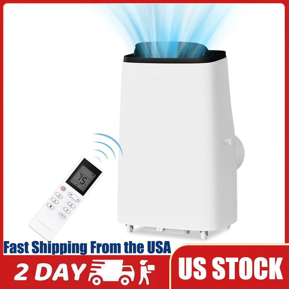 12000BTU Portable Air Conditioner Cooling AC Unit w/ Remote Control 750 Sq. ft.