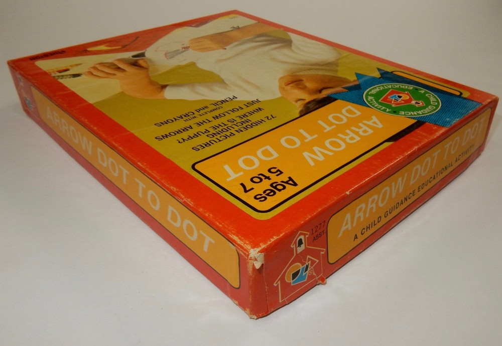 Child Guidance 1969 Arrow Dot to Dot Educational Activity Books