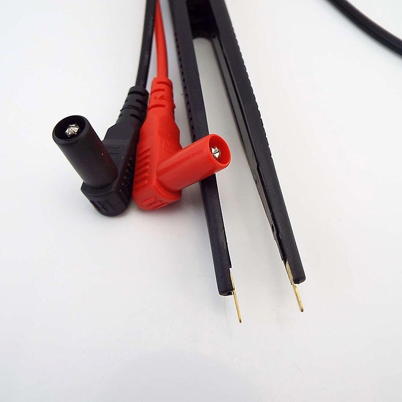 Multimeter Test Tweezer Cable SMD IC Test Lead Clip Pen for Electrical Testing