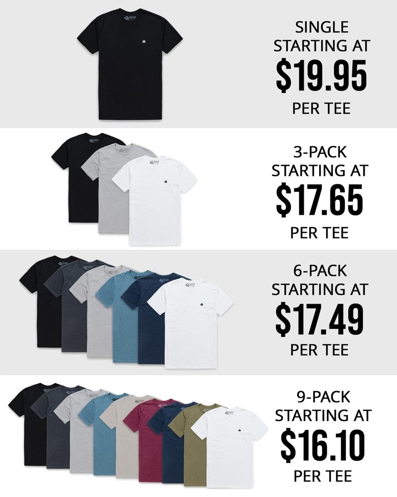 Basic Tee Medium Indigo Heather