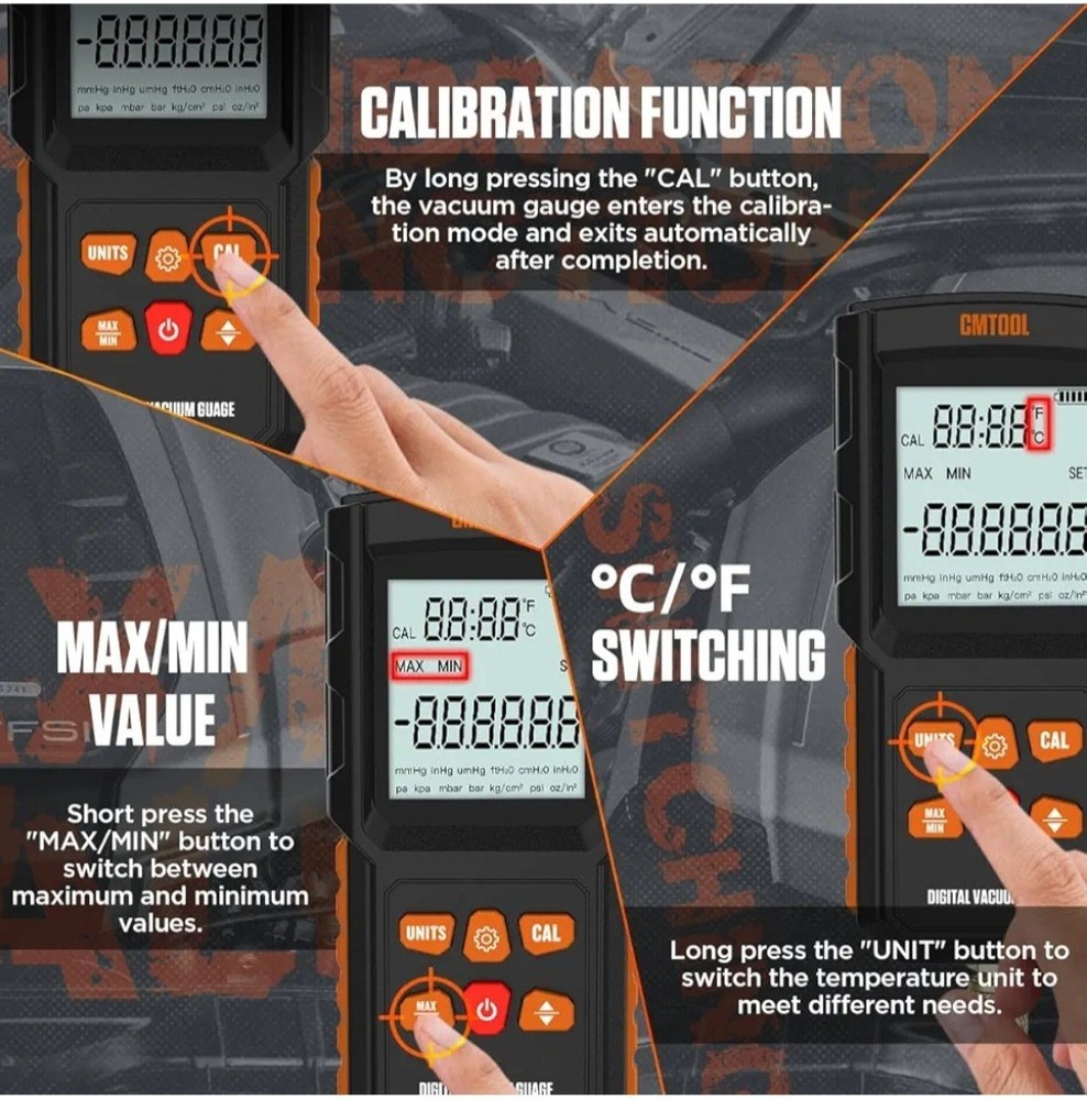CMTOOL DIGITAL AVACUUM Gauge