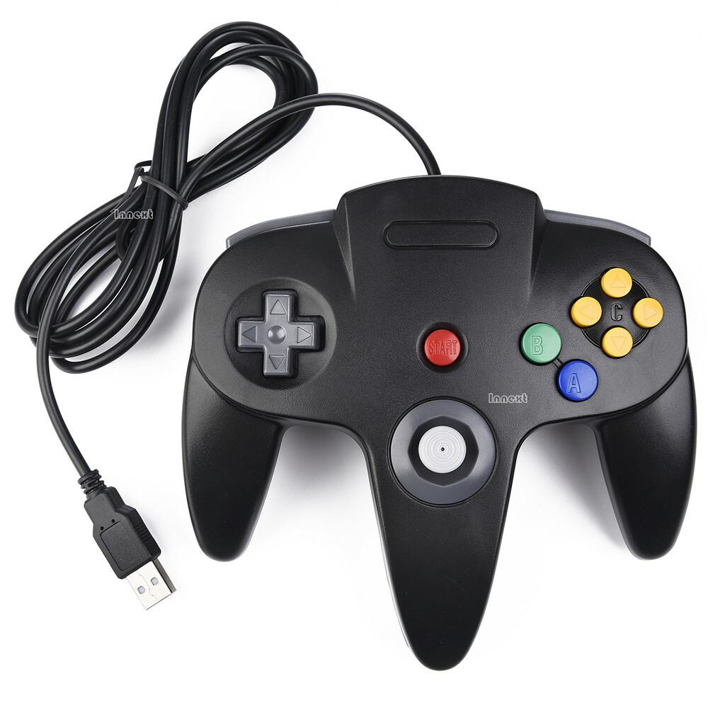 Wired USB Classic N64 Controller Gamepad for Window PC MAC Linux Raspberry Pi 3