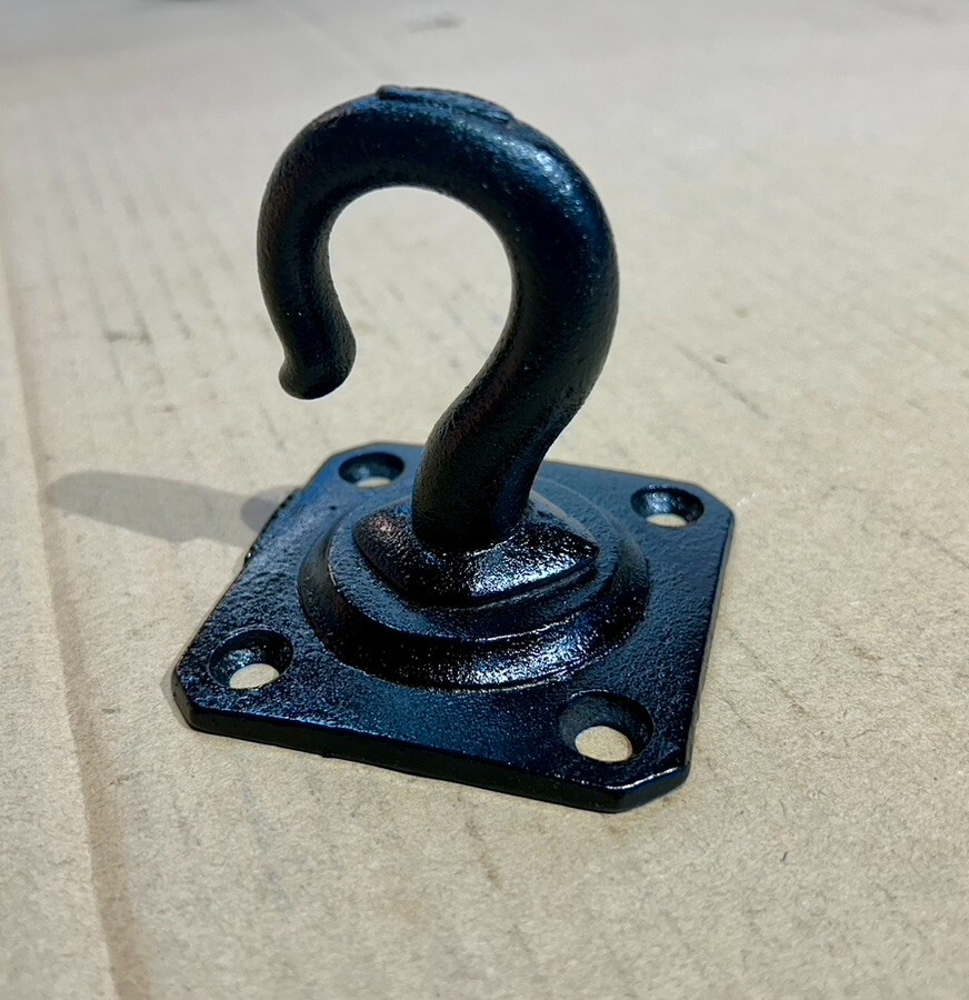 Vintage cast iron wall hook