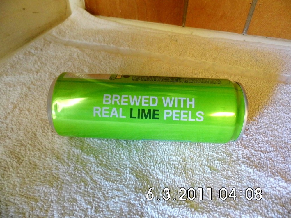 Bud Light Lime Slim Aluminum Can Empty 12 oz. Top Opened Wrong Date NOT 2011