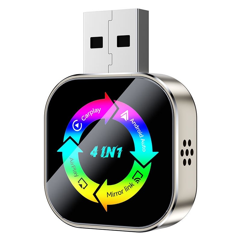 Wireless CarPlay USB Adapter With Screen Mirror