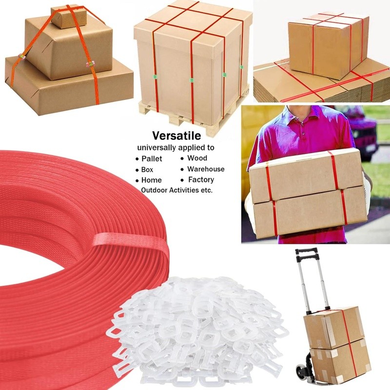 Heavy Duty Plastic Strapping Tool Kit Durable Packaging Boxes Pallets Supplies
