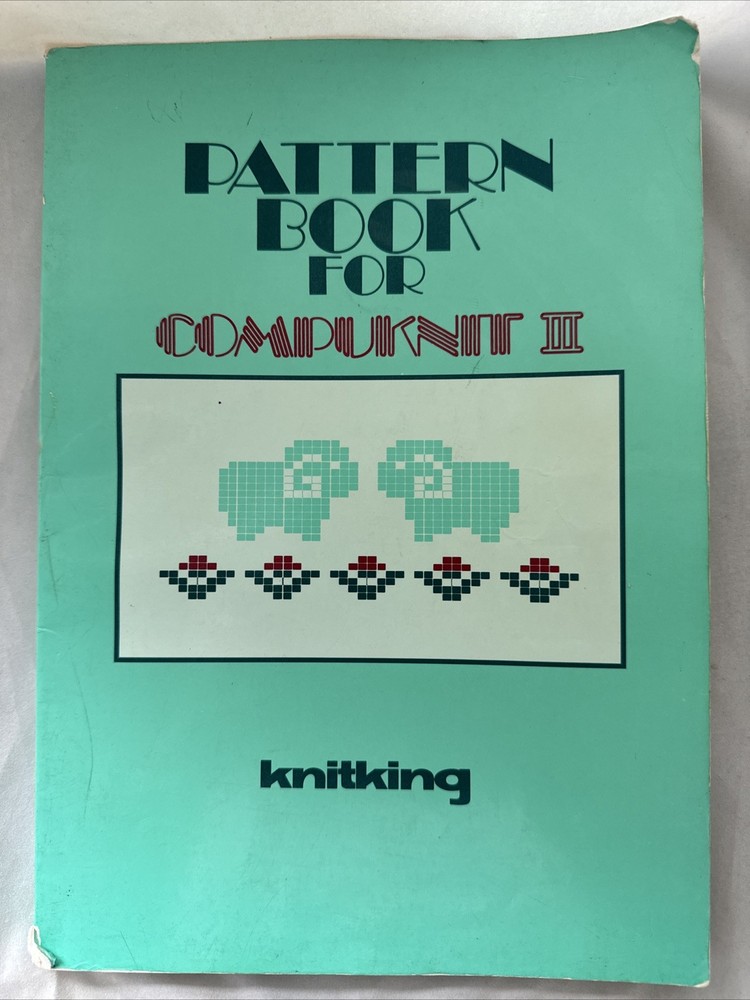 Compuknit III Knitting Machine Pattern Book Booklet Instructions Illustrated