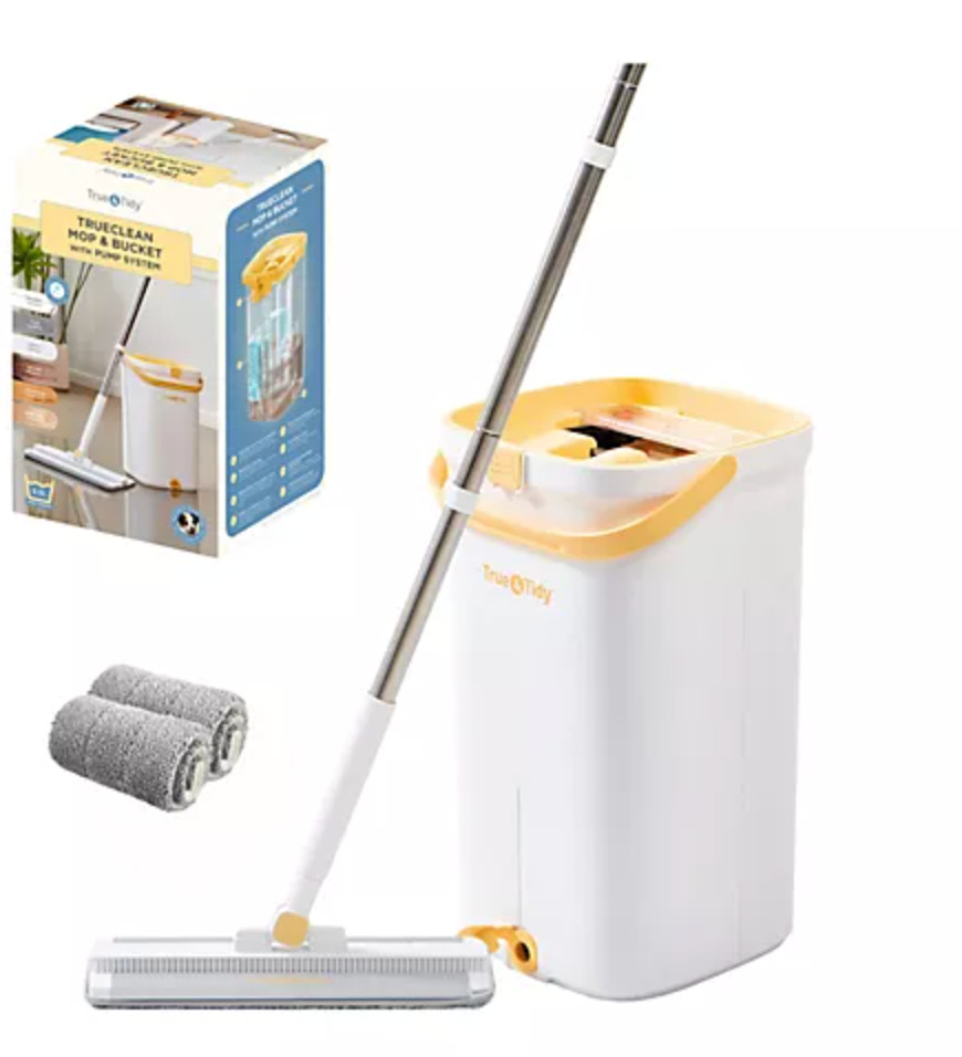 True & Tidy Mop & Bucket Pump System TrueClean Set